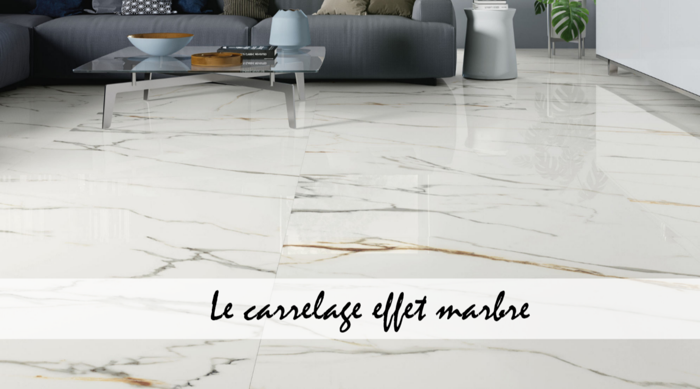 Le carrelage effet marbre