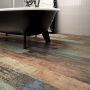 carrelage imitation bois Cagliari dans la salle de bain