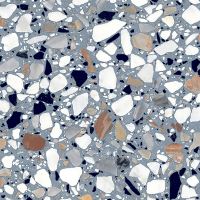 Carrelage imitation terrazzo Framboisier 20X20 Azzurro Macro