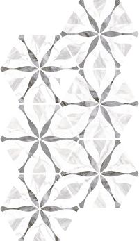 Carrelage Hexagonal Bocademme 17.5X20 Flower