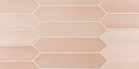 Carrelage mural losange Lamie 5X25 Rose