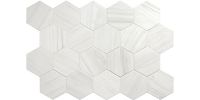 Carrelage sol et mur Hexagonal Lotzar 10.1X11.6 White