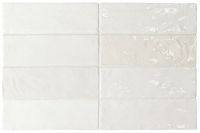 Carrelage décor mural La Rachotte 6.5X20 Blanc