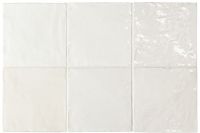 Carrelage décor mural La Rachotte 13.2X13.2 Blanc