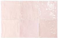 Carrelage décor mural La Rachotte 13.2X13.2 Rose