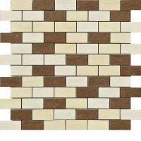 Carrelage effet pierre Cavalese Muretto Mix 30X30 Avorio Beige Mandorla