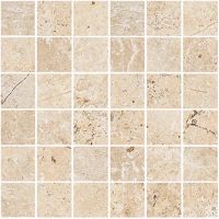 Carrelage imitation Pierre Aniture 30X30 Mosaïque Beige