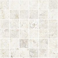 Carrelage imitation Pierre Aniture 30X30 Mosaïque Bianco