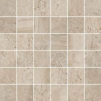 Carrelage effet travertin Natile 30X30 mosaïque Honey Vein/Cross 