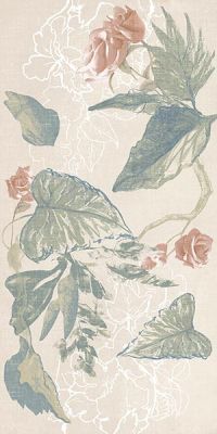 Carrelage mural floral Jes 60X119.8 Rose