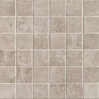 Carrelage imitation béton Paesana 29.6X29.6 Mosaïque mix Beige