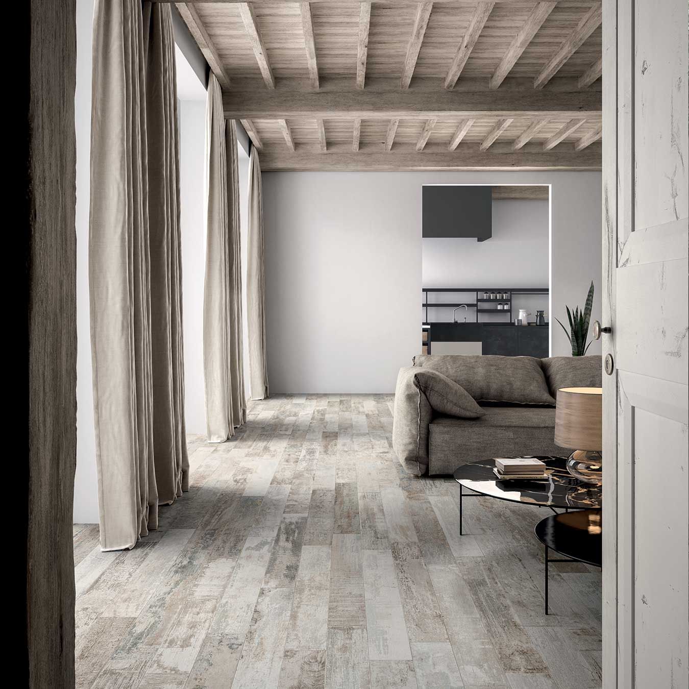 carrelage imitation bois Cagliari pour le sol de la maison