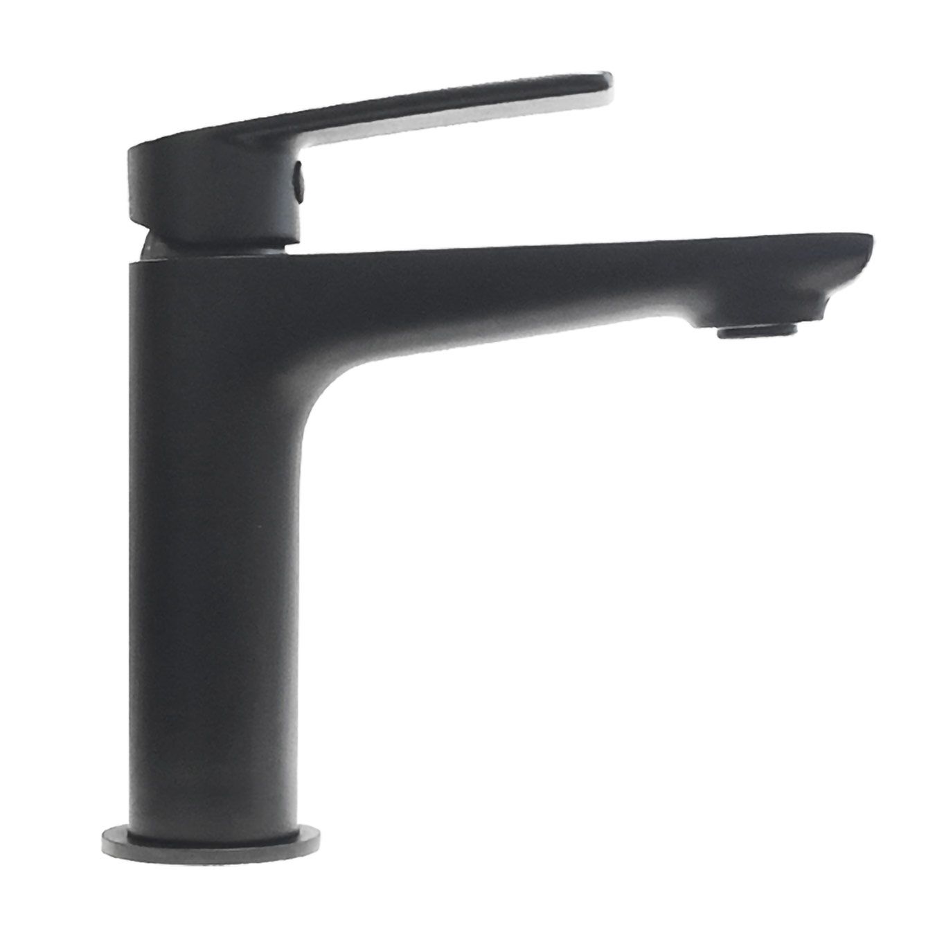 Robinet mitigeur lavabo Rour  noir mat