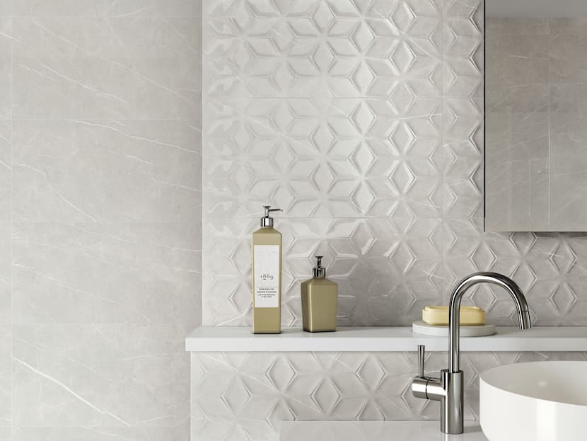 Petits carreaux salle de bain