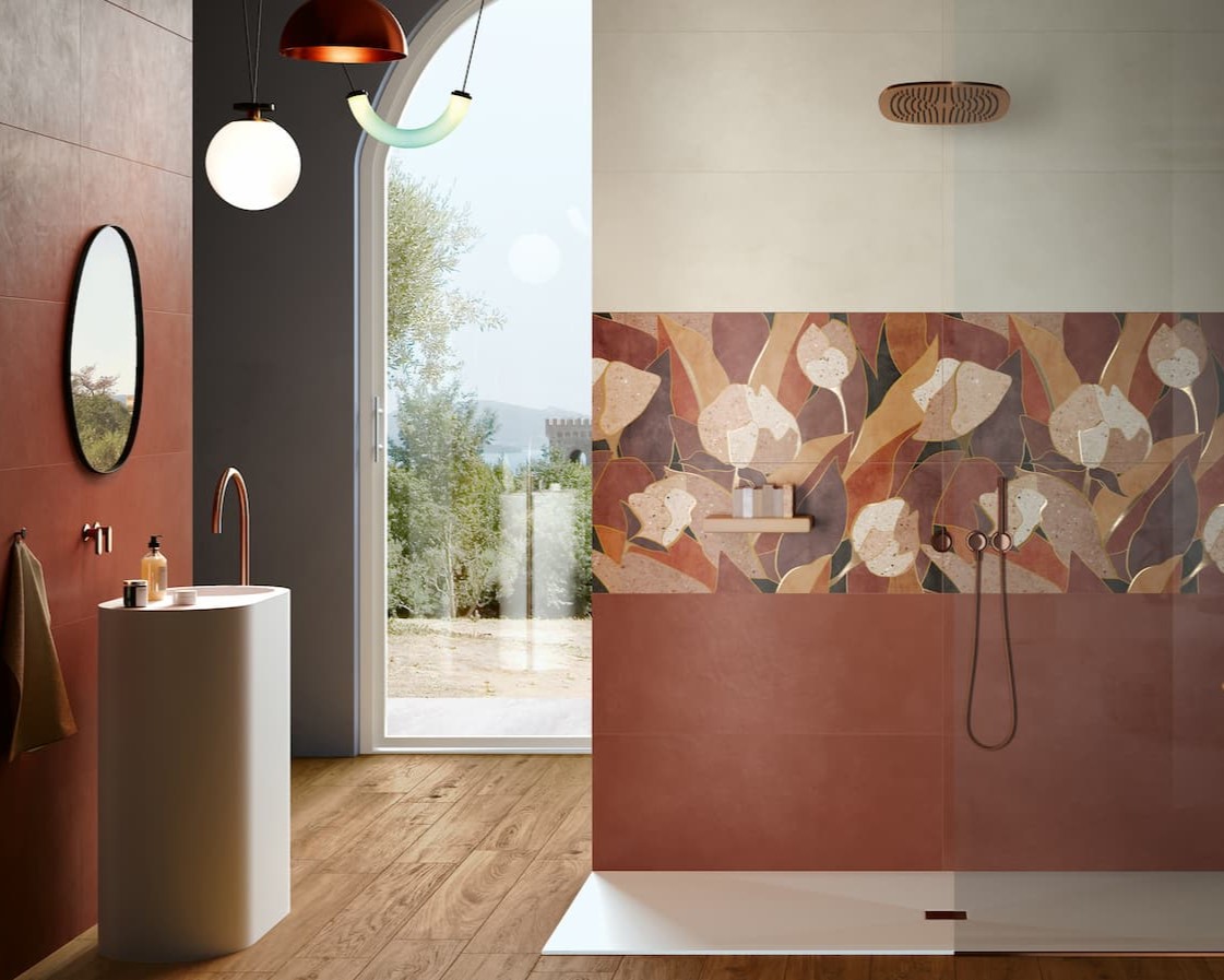 Terracotta salle de bain