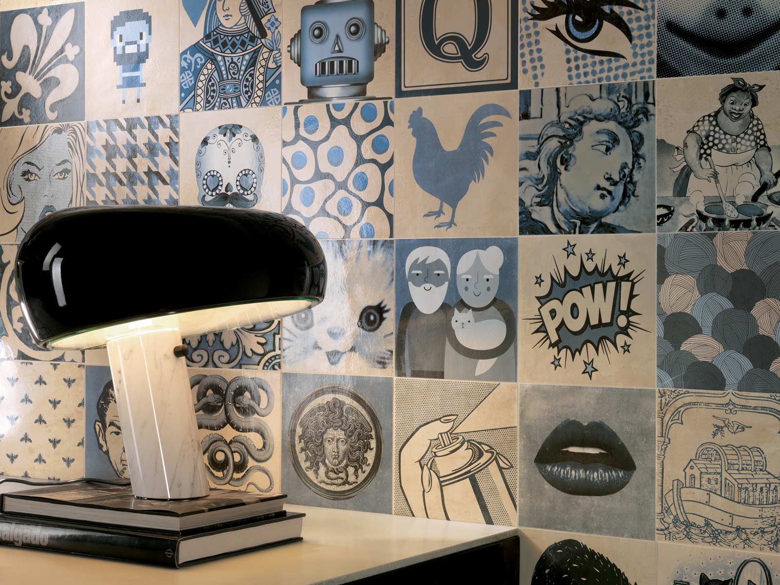 Un mur déco pour un coin bureau d'enfant