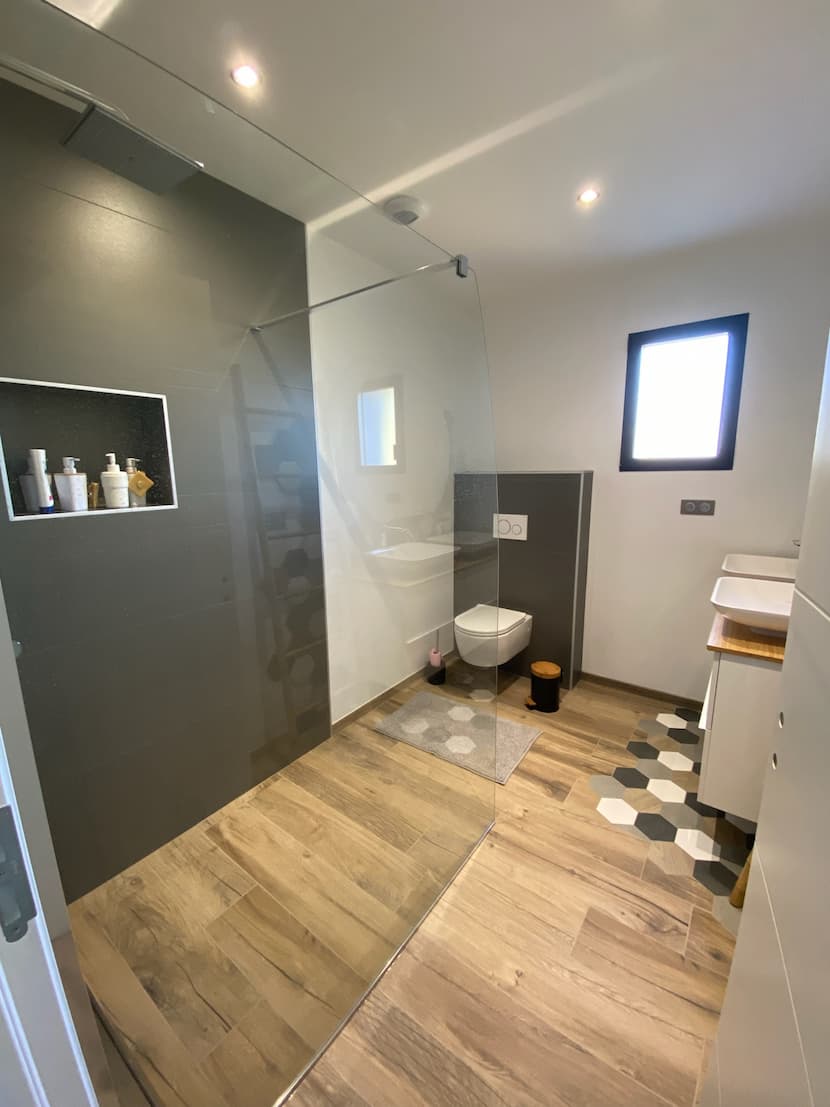 Projet salle de bain et wc Montbrison (42)