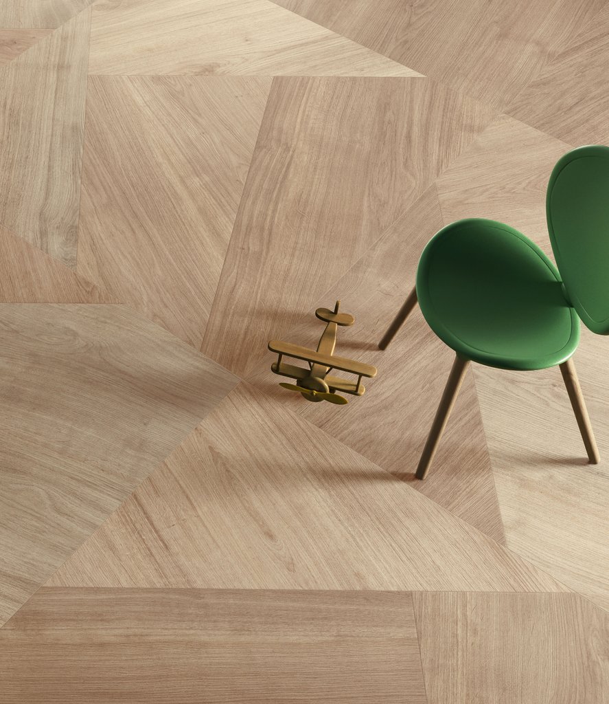 Le carrelage imitation bois pour la chambre d'enfant