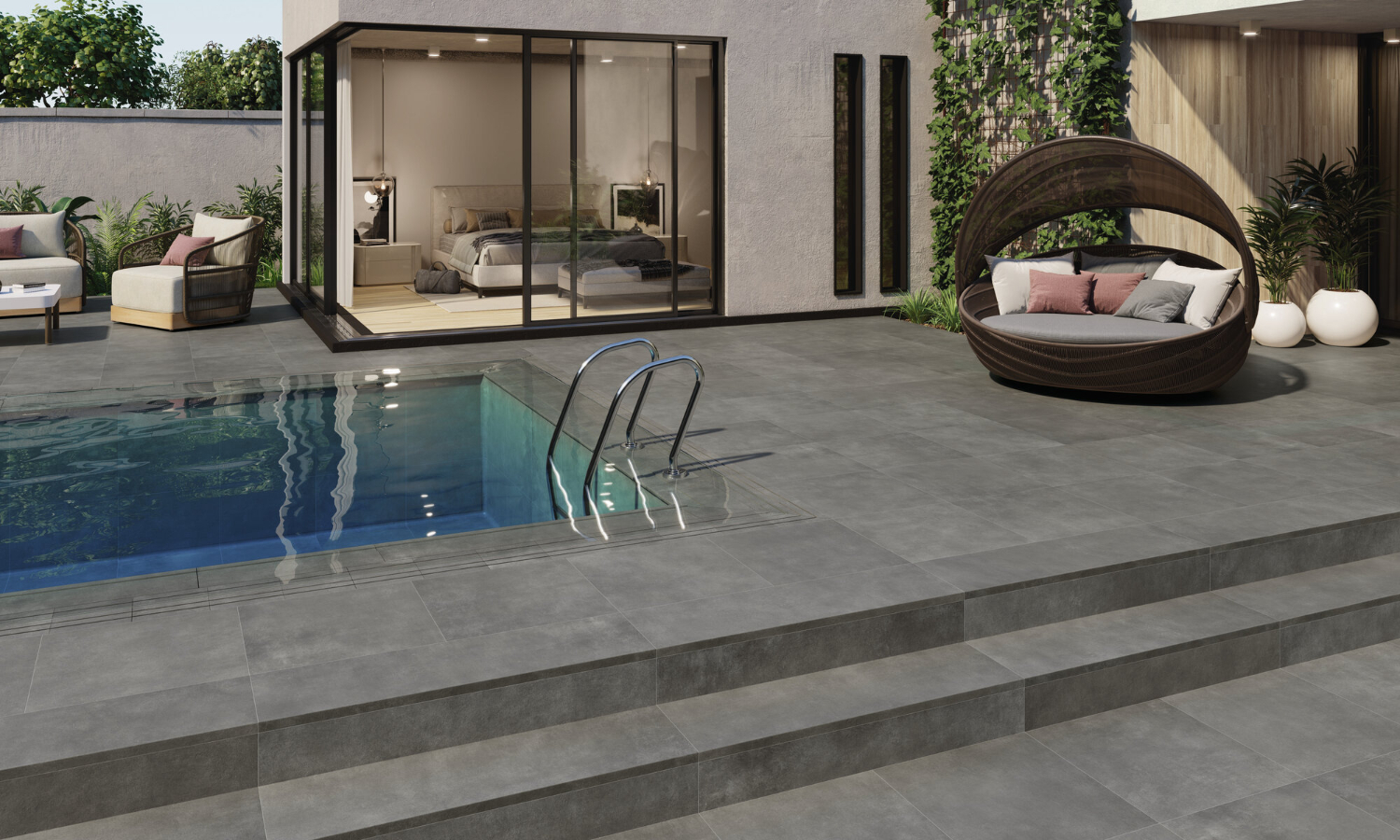Carreaux grès cérame classement antidérapant gris anthracite