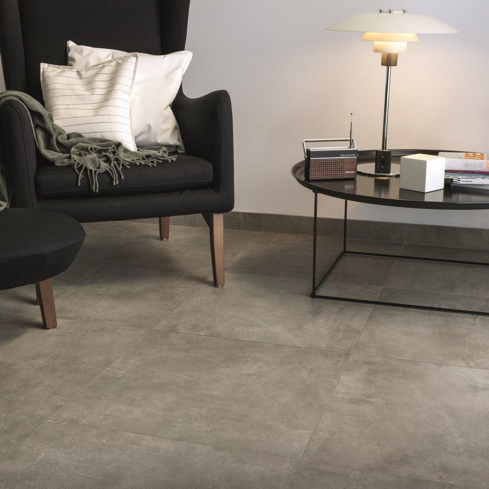Carrelage de sol antidérapant CADARESE 80x80 effet béton