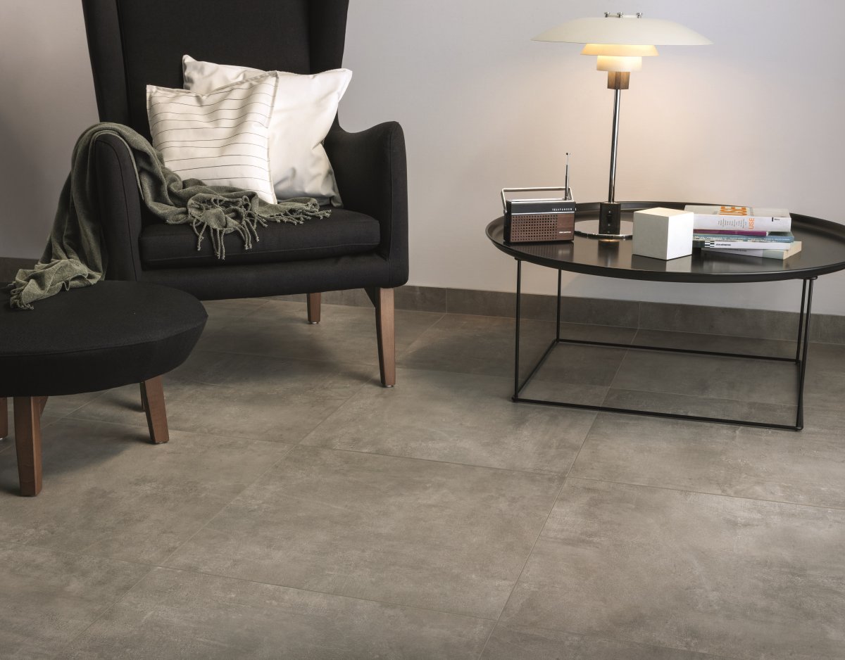 Carrelage de sol antidérapant CADARESE 80x80 effet béton