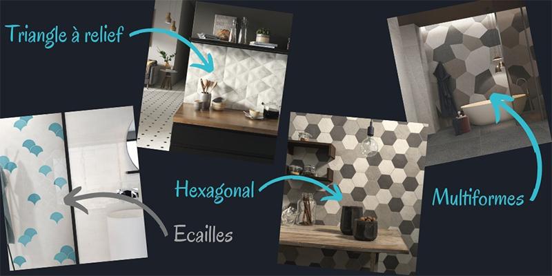 Les carreaux géométriques Les carreaux géométriques