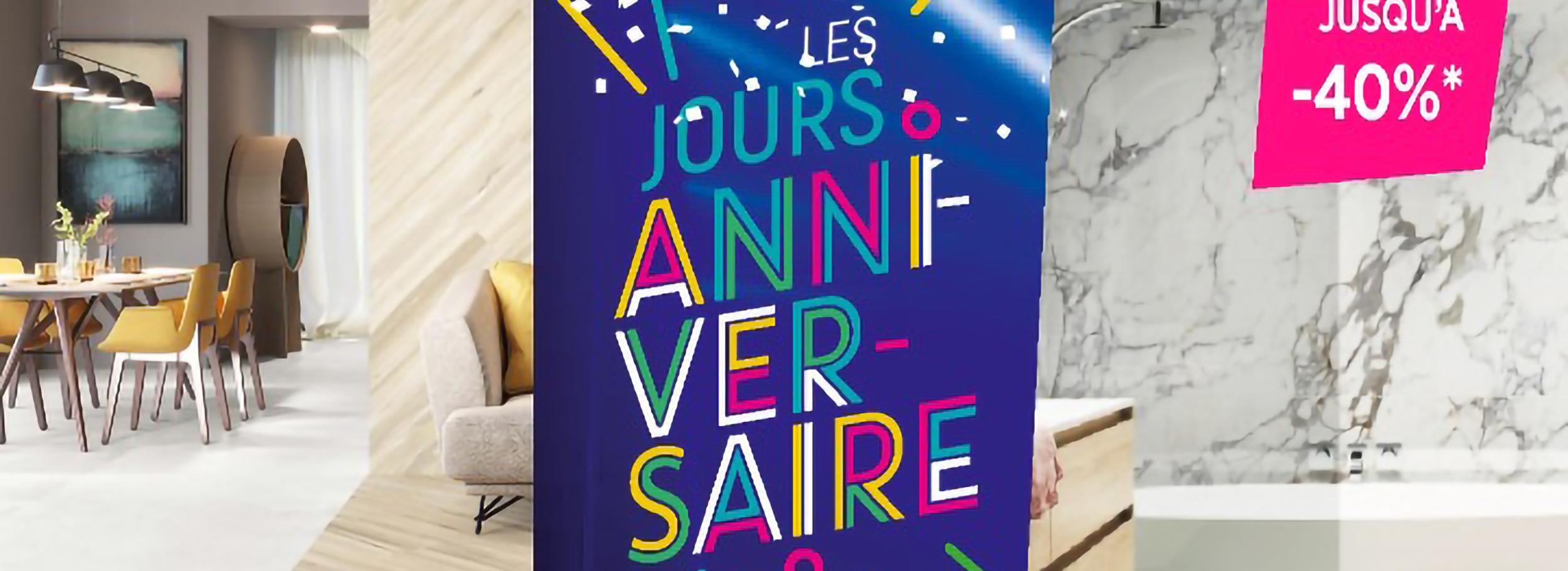 Les jours anniversaire Carrelage et Bain