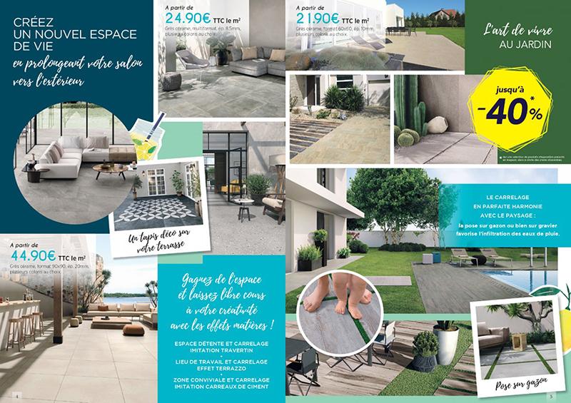 Offre carrelage veranda extérieur