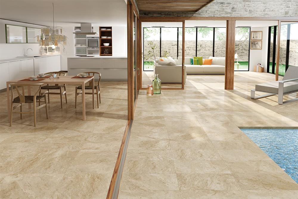 Carrelage aspect pierre pour intérieur et extérieur