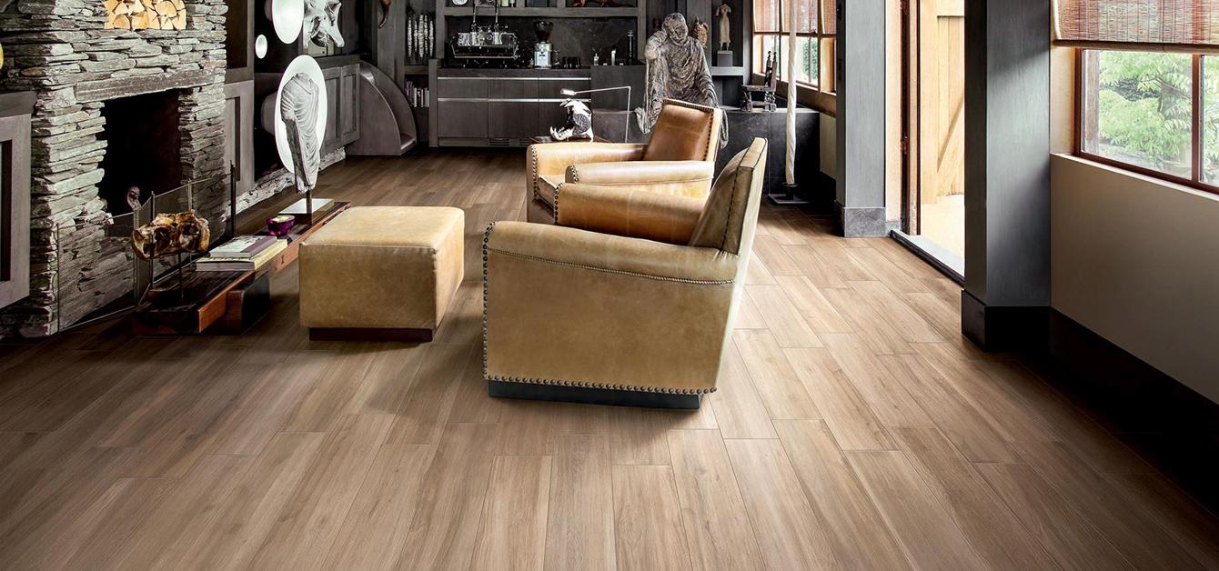 tendance chalet carrelage imitation parquet