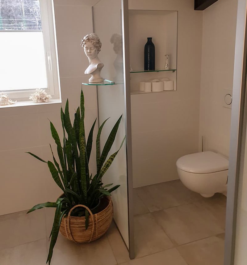 Réalisation toilette par carrelage et bain Carrelia Loriol