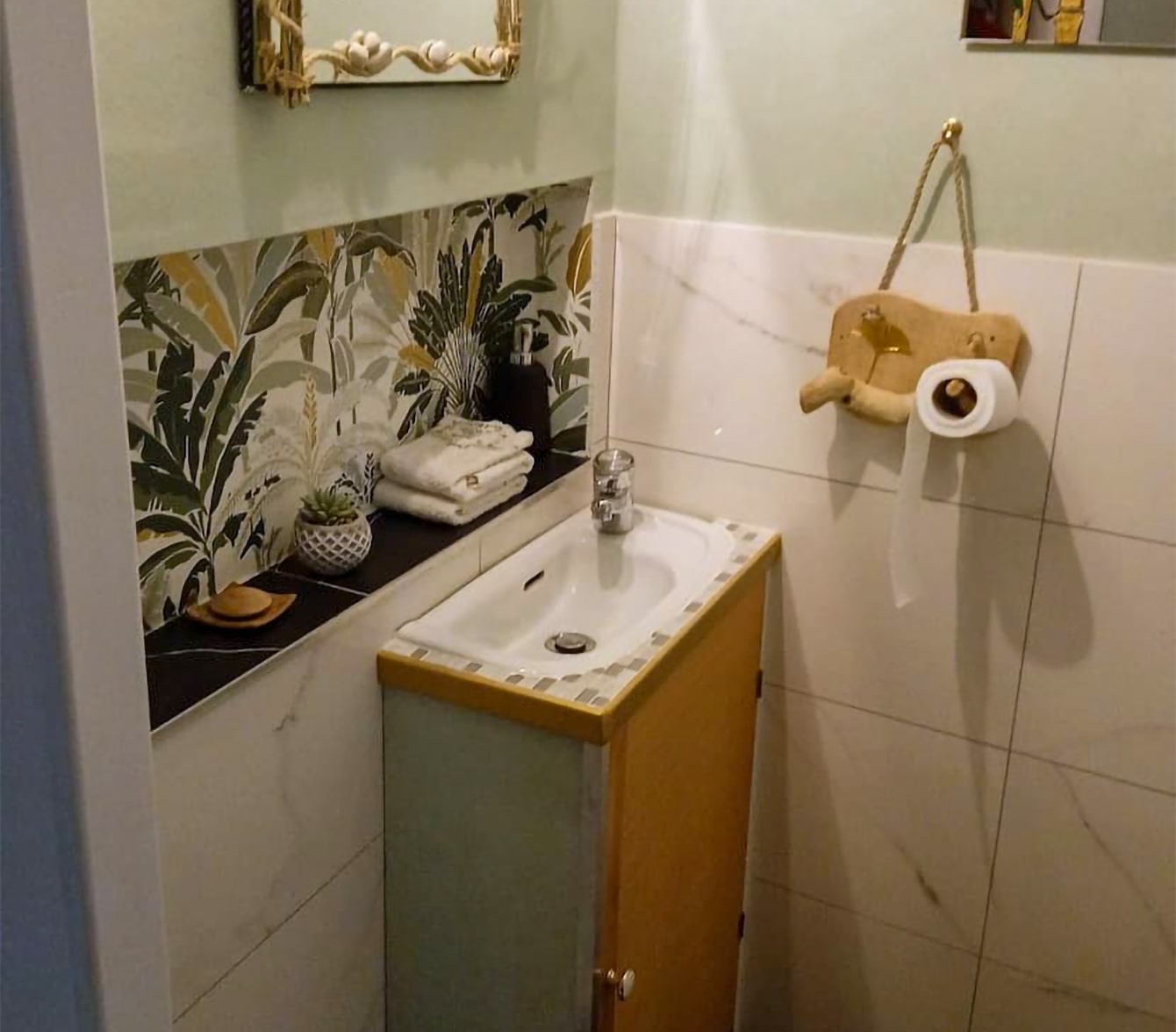 Les beaux projets de toilettes chez nos clients - Carrelage et bain