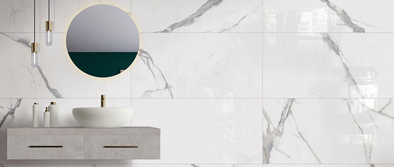 Carrelage effet marbre au design innovant de Basanello