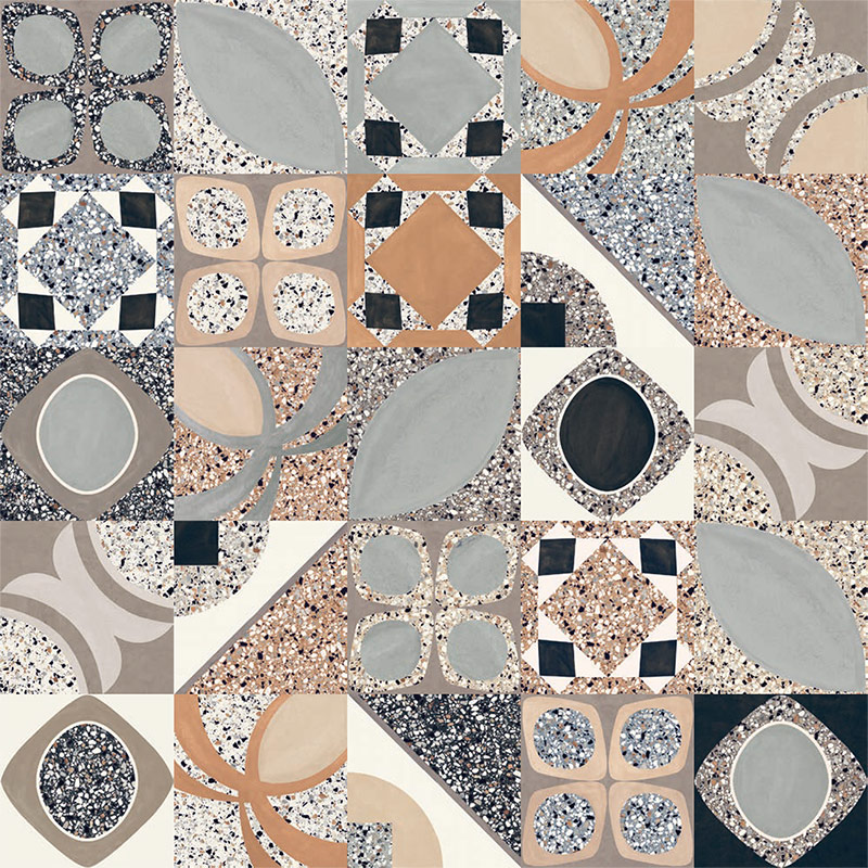 Carrelage imitation carreaux ciment Framboisier divers motifs
