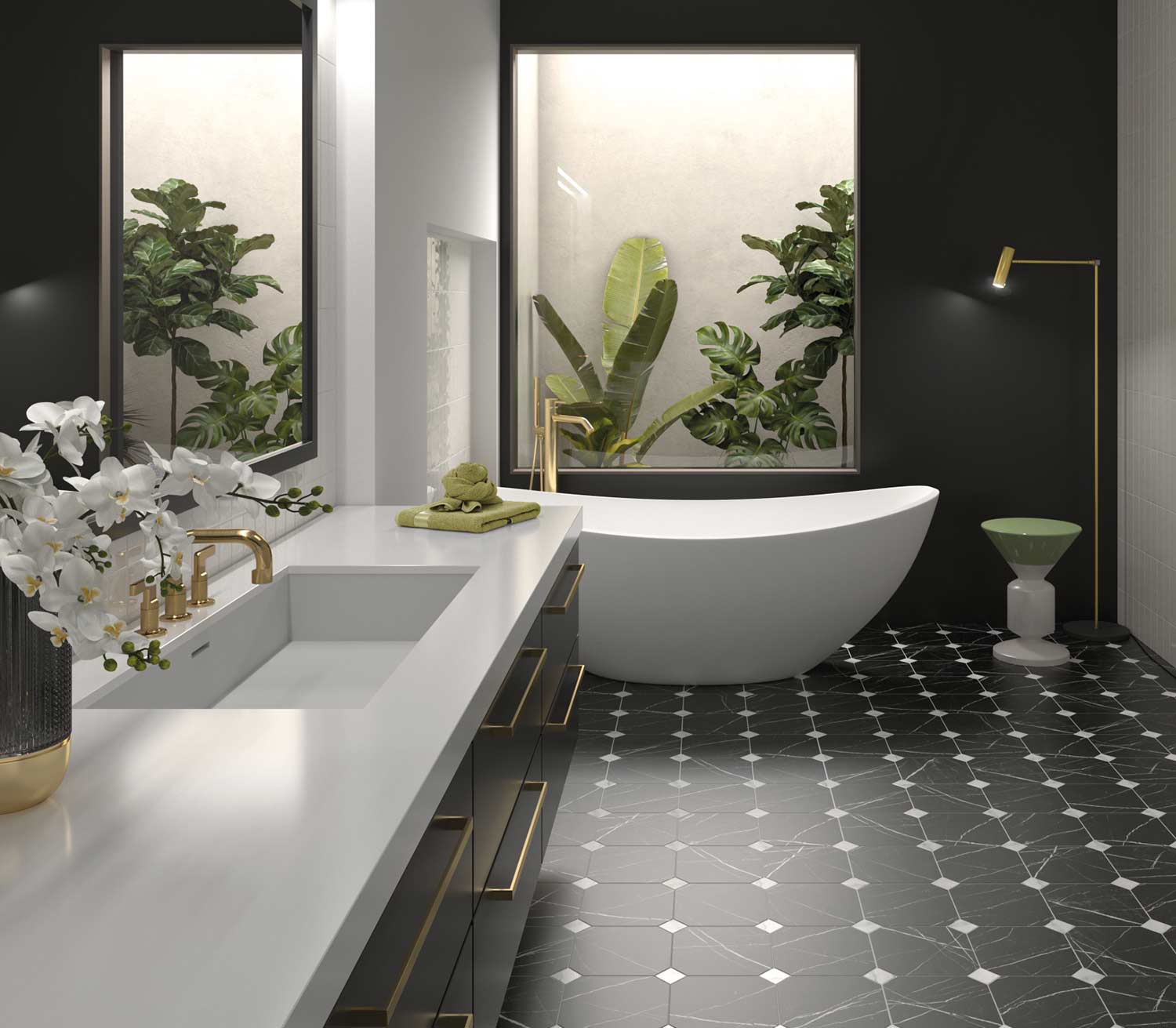 Carrelage sol Oxavali, un revêtement de sol  esthétique et durable pour salle de bains