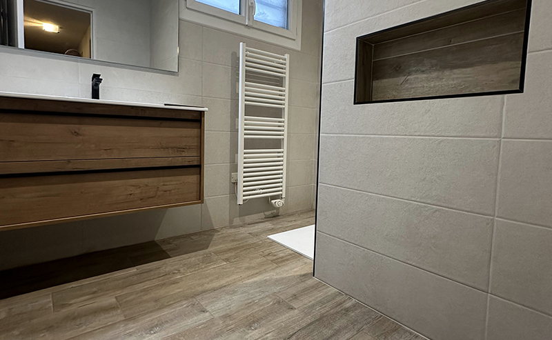 Rénovation salle de bain signée Carrélia à Montélimar Sud